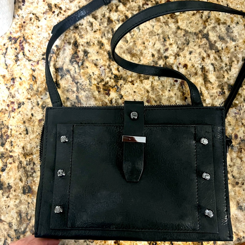 Black Botkier Warren city small leather shoulder bag